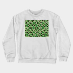 Snake Skin Pattern Crewneck Sweatshirt